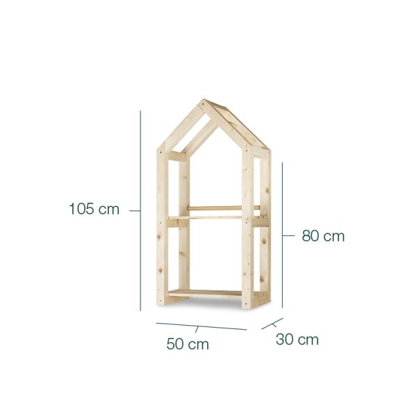 Estantería de madera Campanile