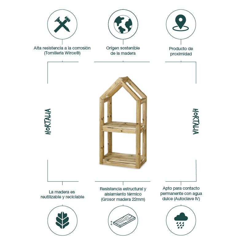 Estantería de madera Campanile: imagen 14