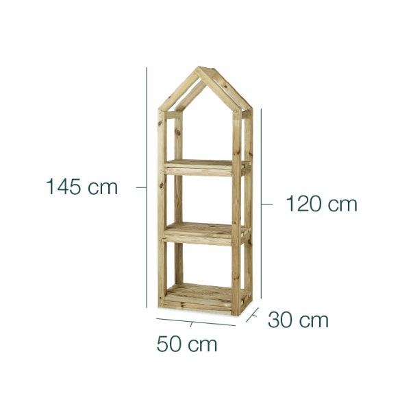Estantería de madera Campanile
