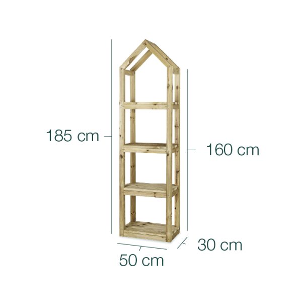 Estantería de madera Campanile
