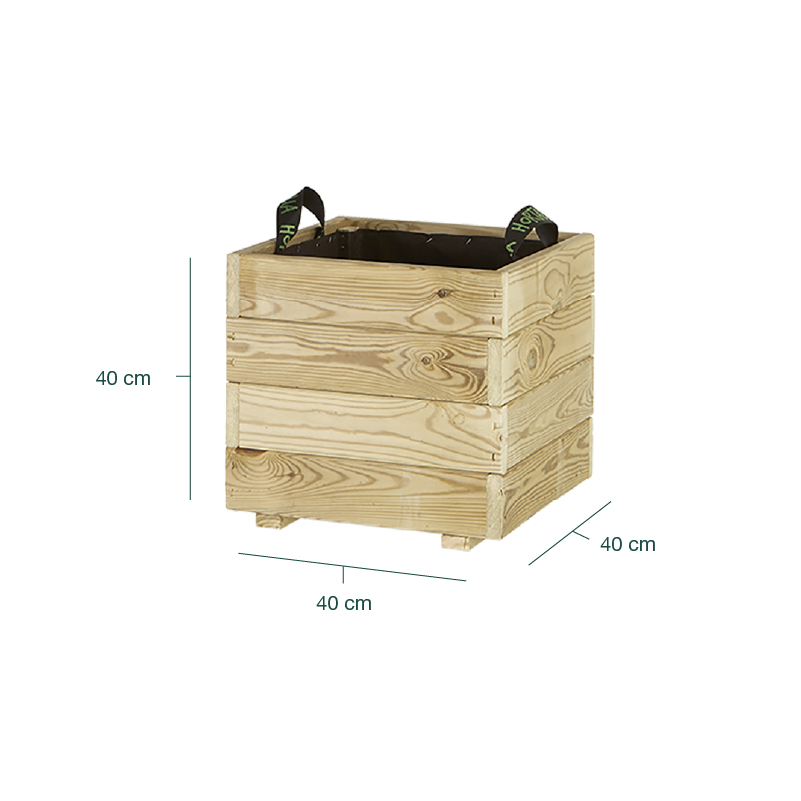 Jardinera cuadrada Pun: imagen 11