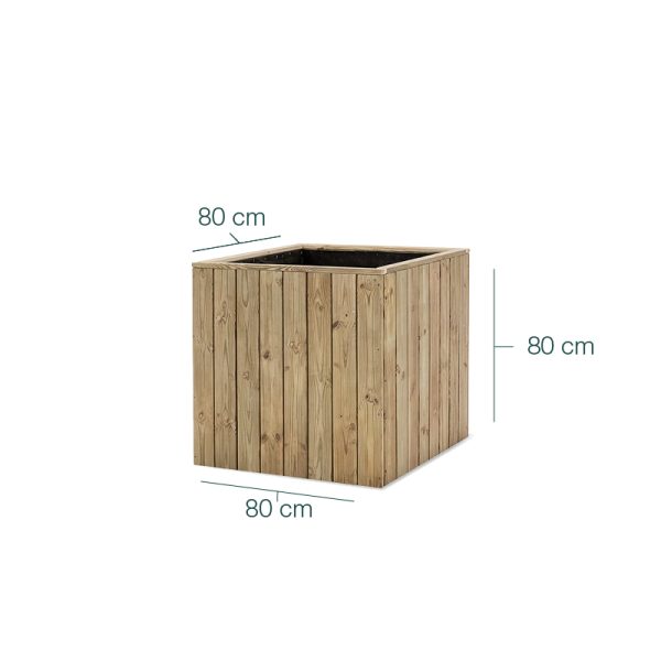 Jardinera de madera Atrium